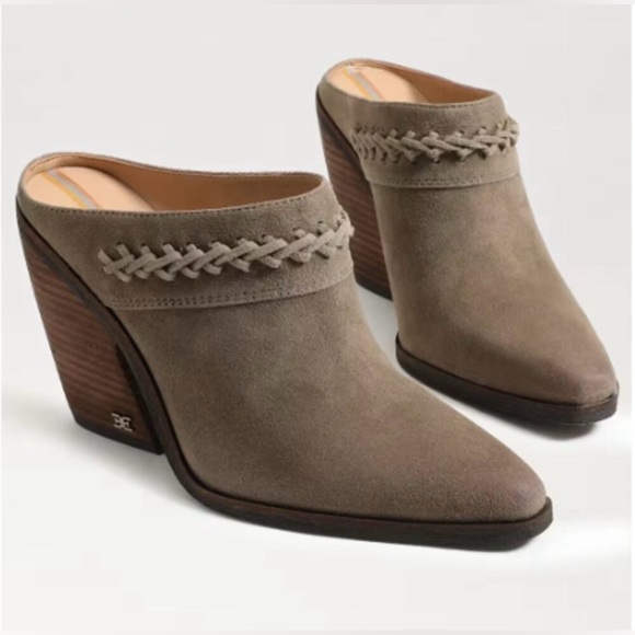 Sam Edelman! “Alison” Suede Mule/Desert Olive/Size-8.5 - Picture 2 of 16